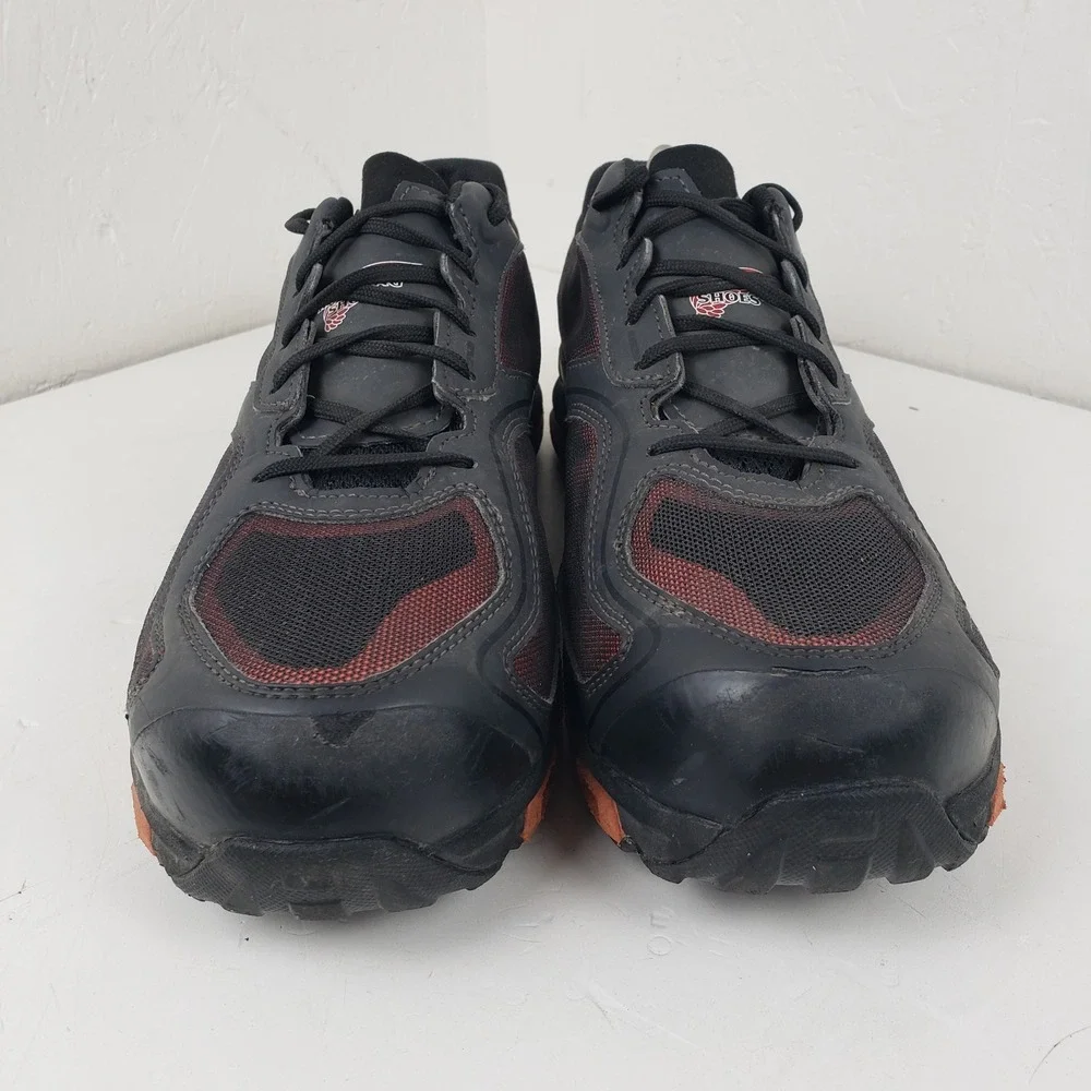 Red Wing Athletics 6338 Mens 12 D Black Red Safety Toe Work Shoes